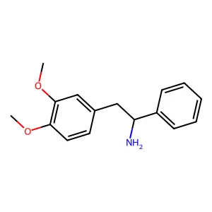 2-(3,4-Dimethoxyphenyl)-1-phenylethan-1-amine structure