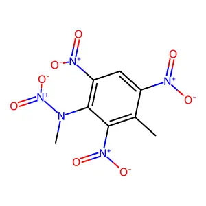2,4,6-Trinitro-N-(methylnitro)-m-toluidine structure
