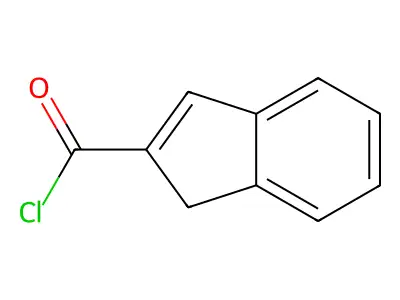 1H-indene-2-carbonyl Chloride structure