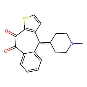 9,10-Dioxo Ketotifen structure