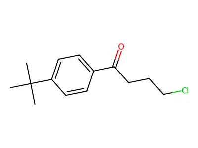 4'-tert-Butyl-4-chlorobutyrophenone structure