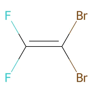 1,1-Dibromo-2,2-difluoroethylene structure