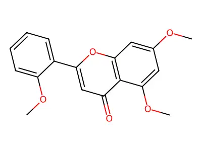 5,7,2'-Trimethoxyflavone structure