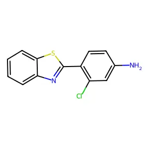 4-Benzothiazol-2-yl-3-chloro-phenylamine structure