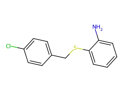 2-[(4-Chlorobenzyl)thio]aniline structure