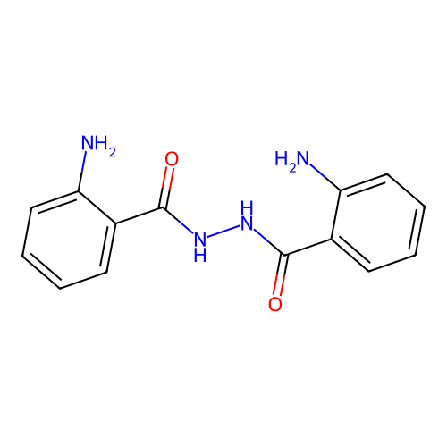 2-amino-N'-(2-aminobenzoyl)benzohydrazide structure