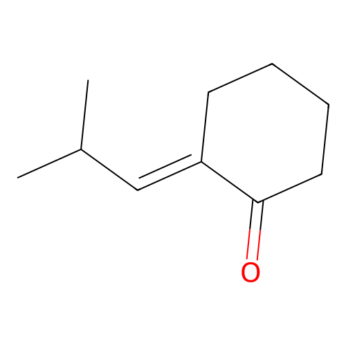 (2E)-2-(2-Methylpropylidene)cyclohexanone structure