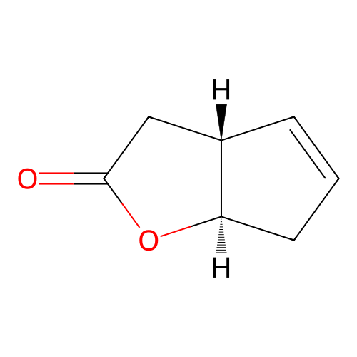 (3aR,6aR)-3,3a,6,6a-tetrahydrocyclopenta[b]furan-2-one structure