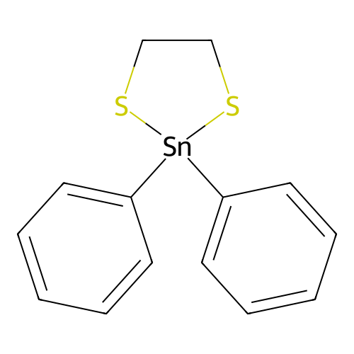 1,3,2-Dithiastannacyclopentane, 2,2-diphenyl- structure