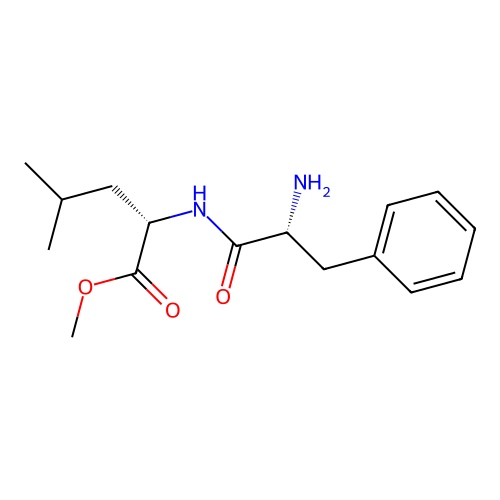 L-Leucine, D-phenylalanyl-, methyl ester structure