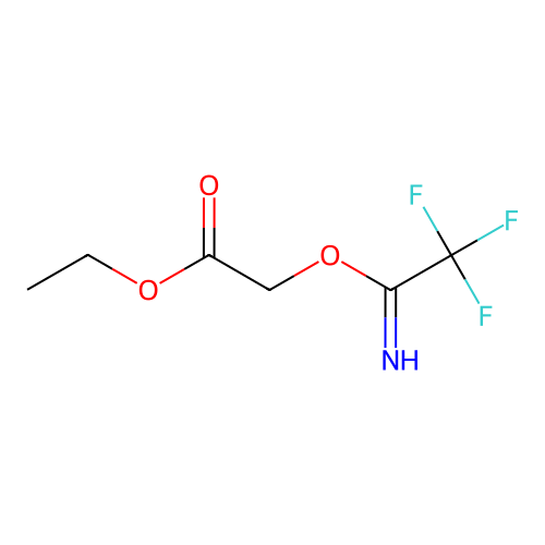 Ethyl 2-(2,2,2-trifluoroethanimidoyl)oxyacetate structure