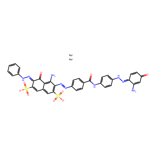 C35H27N9O9S2.2Na structure
