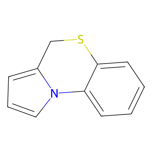 4H-Pyrrolo(2,1-c)(1,4)benzothiazine structure