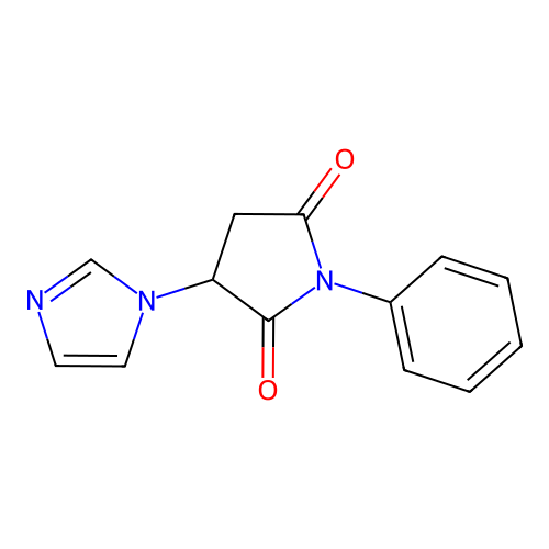 3-Imidazol-1-yl-1-phenyl-pyrrolidine-2,5-dione structure
