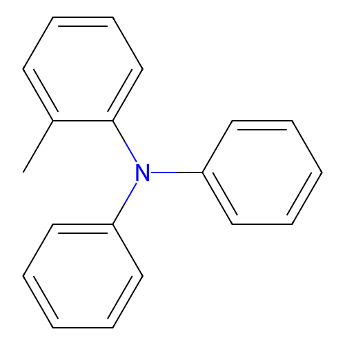 N-(2-tolyl)diphenylamine structure
