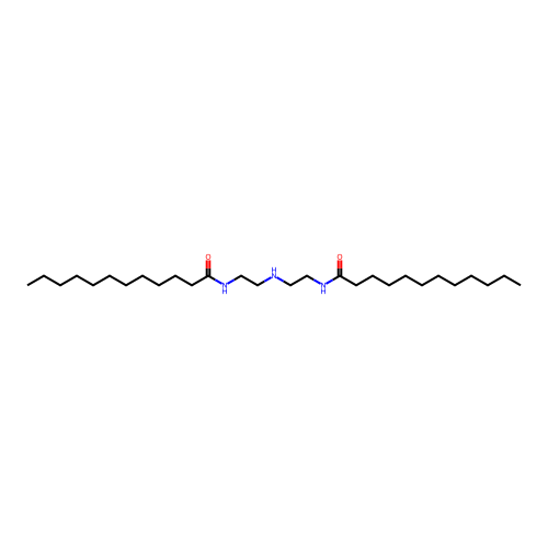 N,N'-(Iminodiethylene)bis(dodecanamide) structure