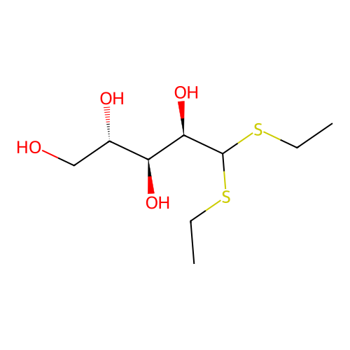 L-Arabinose diethyldithioacetal structure