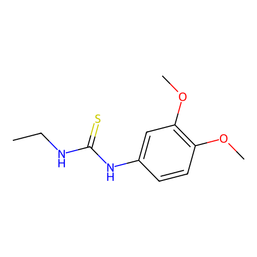 1-(3,4-Dimethoxyphenyl)-3-ethylthiourea structure