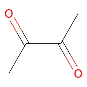 丁二酮 structure