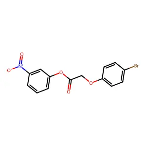 3-Nitrophenyl 2-(4-bromophenoxy)acetate structure