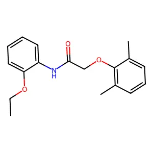 2-(2,6-dimethylphenoxy)-N-(2-ethoxyphenyl)acetamide structure