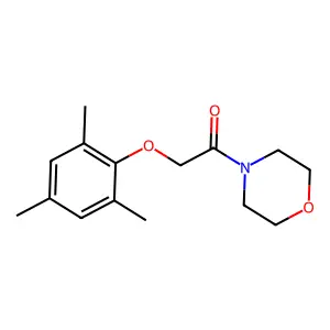 1-Morpholin-4-yl-2-(2,4,6-trimethylphenoxy)ethanone structure