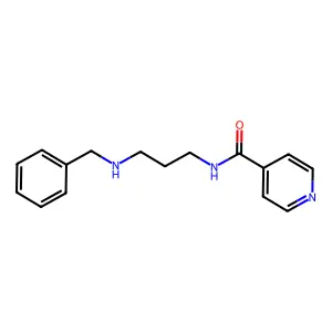N-(3-Benzylamino-propyl)-isonicotinamide structure