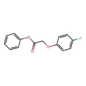 Phenyl 2-(4-fluorophenoxy)acetate structure