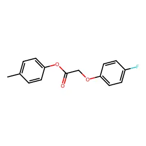 4-Methylphenyl (4-fluorophenoxy)acetate structure