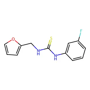 1-(3-Fluorophenyl)-3-(furan-2-ylmethyl)thiourea structure