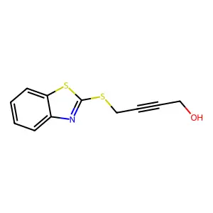 4-(1,3-Benzothiazol-2-ylsulfanyl)but-2-yn-1-ol structure