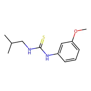 1-(3-Methoxyphenyl)-3-(2-methylpropyl)thiourea structure