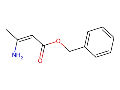 Benzyl (2Z)-3-aminobut-2-enoate structure