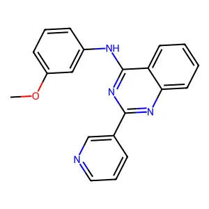 N-(3-methoxyphenyl)-2-(pyridin-3-yl)quinazolin-4-amine structure
