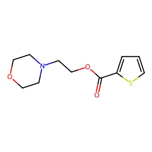 2-Morpholin-4-ylethyl thiophene-2-carboxylate structure