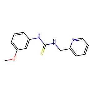 1-(3-Methoxyphenyl)-3-(pyridin-2-ylmethyl)thiourea structure