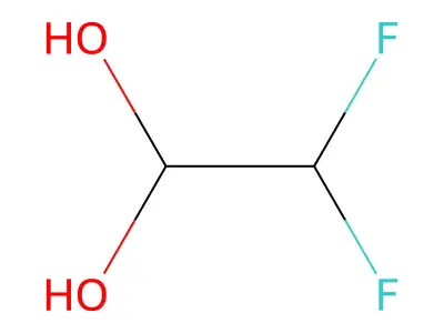 2,2-Difluoroethane-1,1-diol structure