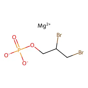 Magnesium 2,3-dibromopropyl phosphate structure