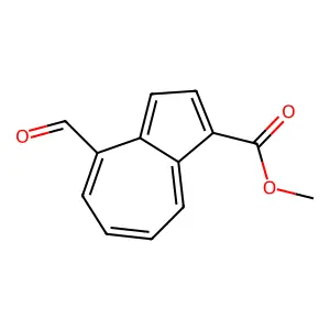 1-Methoxycarbonyl-4-formylazulene structure