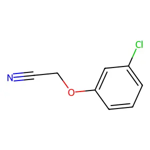 3-氯苯氧基乙腈 structure