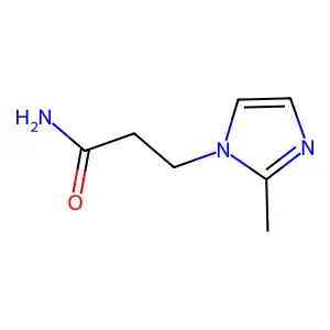 1H-Imidazole-1-propanamide, 2-methyl- structure
