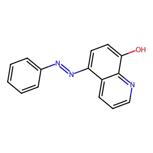 5-(Phenylazo)-8-hydroxyquinoline structure