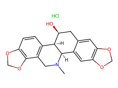 Chelidonine hydrochloride structure