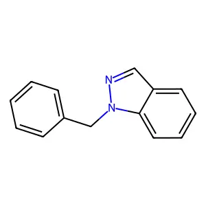 1-benzyl-1H-indazole structure