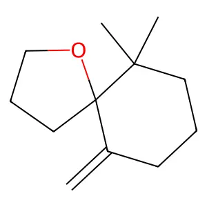 6,6-Dimethyl-10-methylene-1-oxa-spiro[4.5]decane structure