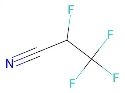 2,3,3,3-Tetrafluoropropionitrile structure