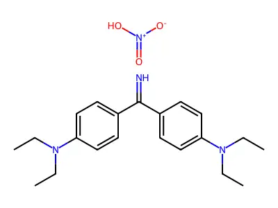 Ethyl auramine nitrate structure