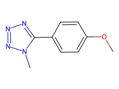 5-(4-methoxyphenyl)-1-methyl-1H-tetrazole structure