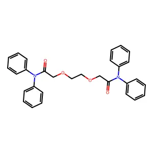 Acetamide, 2,2'-[1,2-ethanediylbis(oxy)]bis[N,N-diphenyl- structure