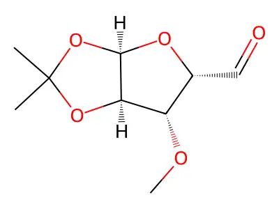 1 2-O-ISOPROPYLIDENE-3-O-METHYL-alpha-D& structure